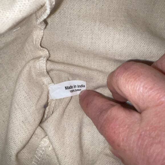 Weight Watchers WW Can't Stop WWon't Stop Canvas Tote Rare Natural 18"W - Picture 6 of 9